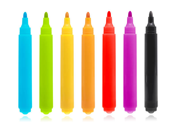 Marker Pens – All Colours Available, Permanent Markers for Metal, Plastic, Wood and Card, Ideal for Site Marking, Office and Warehouse Labelling